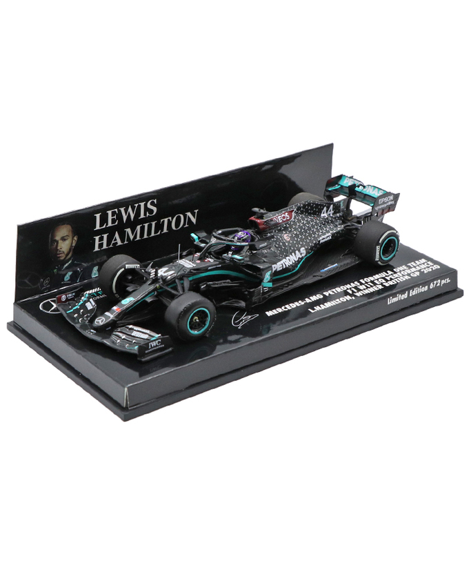 ミニチャンプス 1/43スケール メルセデス AMG ペトロナス F1 W11 E パフォーマンス ルイス・ハミルトン 2020年 イギリスGP 優勝拡大画像