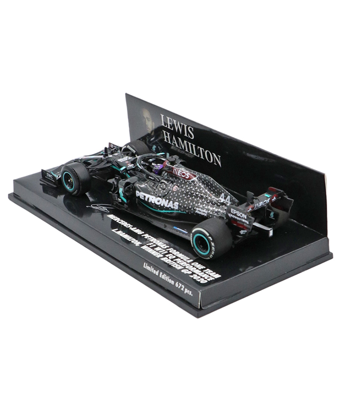 ミニチャンプス 1/43スケール メルセデス AMG ペトロナス F1 W11 E パフォーマンス ルイス・ハミルトン 2020年 イギリスGP 優勝拡大画像