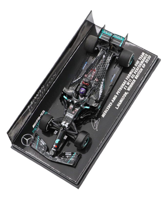 ミニチャンプス 1/43スケール メルセデス AMG ペトロナス F1 W11 E パフォーマンス ルイス・ハミルトン 2020年 イギリスGP 優勝拡大画像