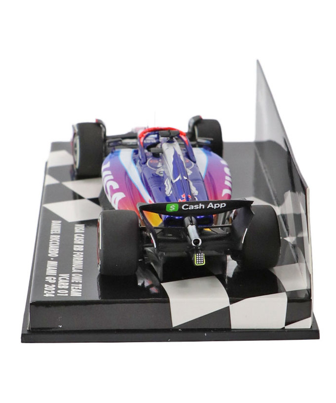 ミニチャンプス 1/43スケール VISA CASH APP RB F1 ホンダ VCARB 01 ダニエル・リカルド 2024年 マイアミGP /24f1m拡大画像