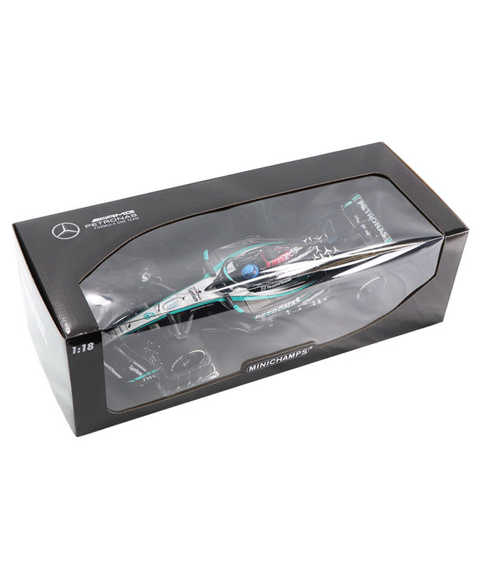 ミニチャンプス 1/18スケール メルセデス AMG ペトロナス F1 W15 E パフォーマンス ジョージ・ラッセル 2024年 オーストリアGP 優勝 /24f1m拡大画像