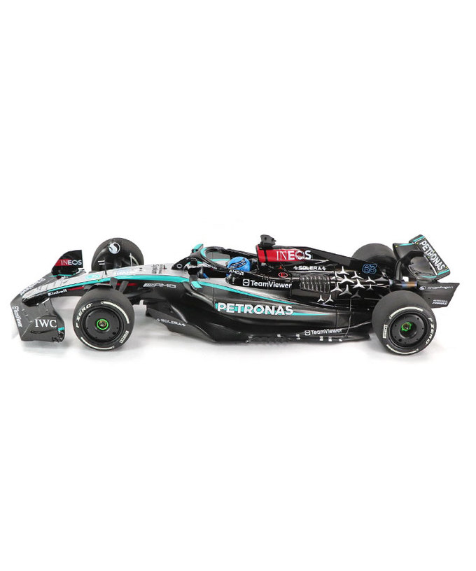 ミニチャンプス 1/18スケール メルセデス AMG ペトロナス F1 W15 E パフォーマンス ジョージ・ラッセル 2024年 オーストリアGP 優勝 /24f1m拡大画像