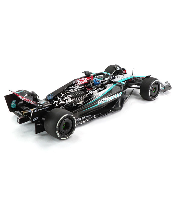 ミニチャンプス 1/18スケール メルセデス AMG ペトロナス F1 W15 E パフォーマンス ジョージ・ラッセル 2024年 オーストリアGP 優勝 /24f1m拡大画像