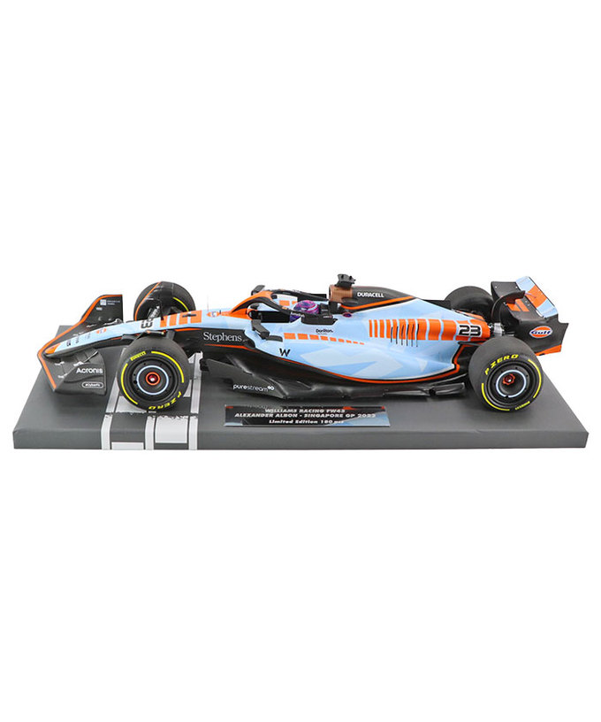 ミニチャンプス 1/18スケール ウィリアムズ レーシング FW45 アレクサンダー・アルボン 2023年 シンガポールGP拡大画像