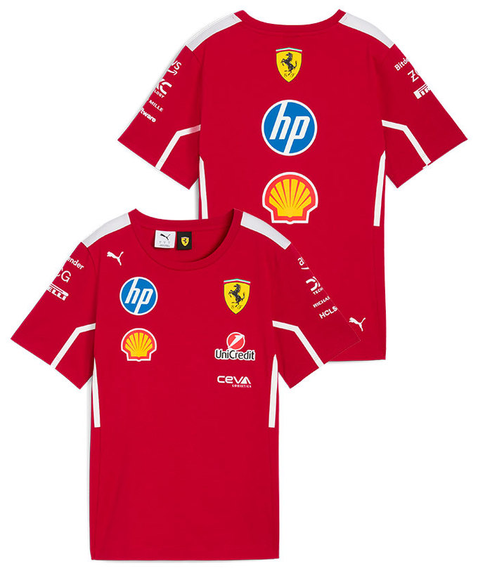 PUMA スクーデリア フェラーリ SF チーム Tシャツ 2025 /TM-W 拡大画像