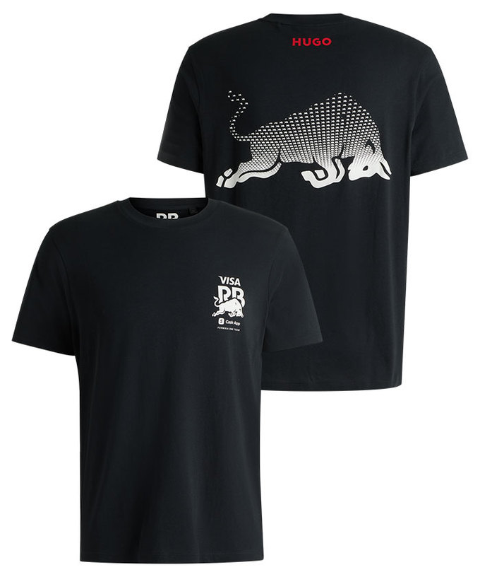 VISA CASH APP RB F1 チーム CORE FAN Tシャツ ブラック 2025拡大画像