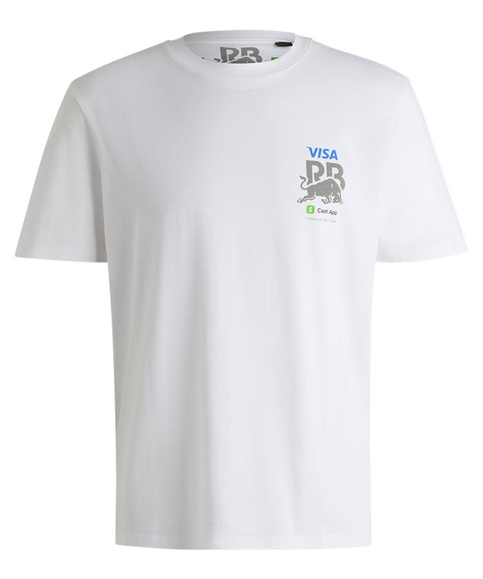 VISA CASH APP RB F1 チーム CORE FAN Tシャツ ホワイト 2025拡大画像