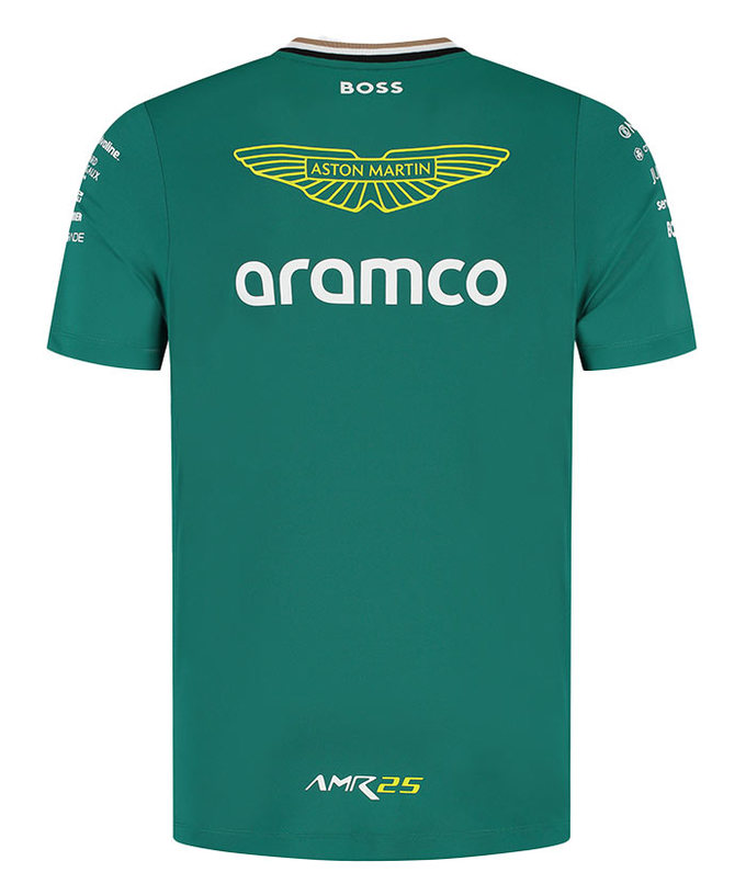 アストンマーチン アラムコ F1 チーム Tシャツ 2025拡大画像