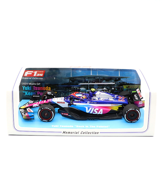 【購入数制限有/おひとり様1台まで】F1速報 別注 スパーク 1/43スケール 1/43スケール VISA CASH APP RB F1 ホンダ VCARB 01 角田裕毅 2024年 マイアミGP /24f1m拡大画像