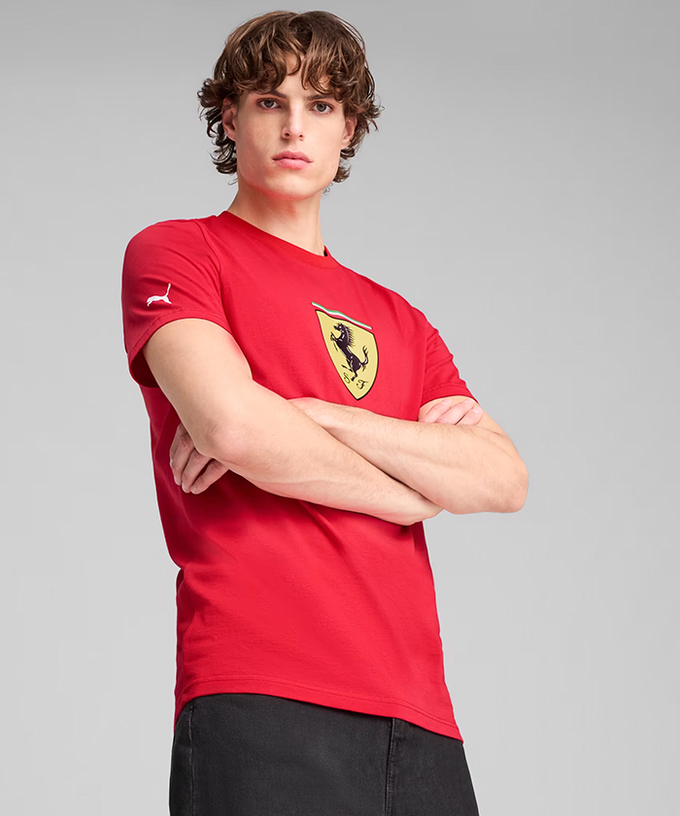 PUMA スクーデリア フェラーリ SF レース ビッグ シールド Tシャツ 25SS/LS-W拡大画像