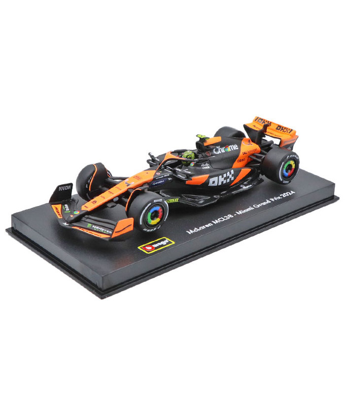 ブラゴ 1/43スケール マクラーレン F1 チーム MCL38 ランド･ノリス 2024年（ドライバー付属）/24f1m拡大画像