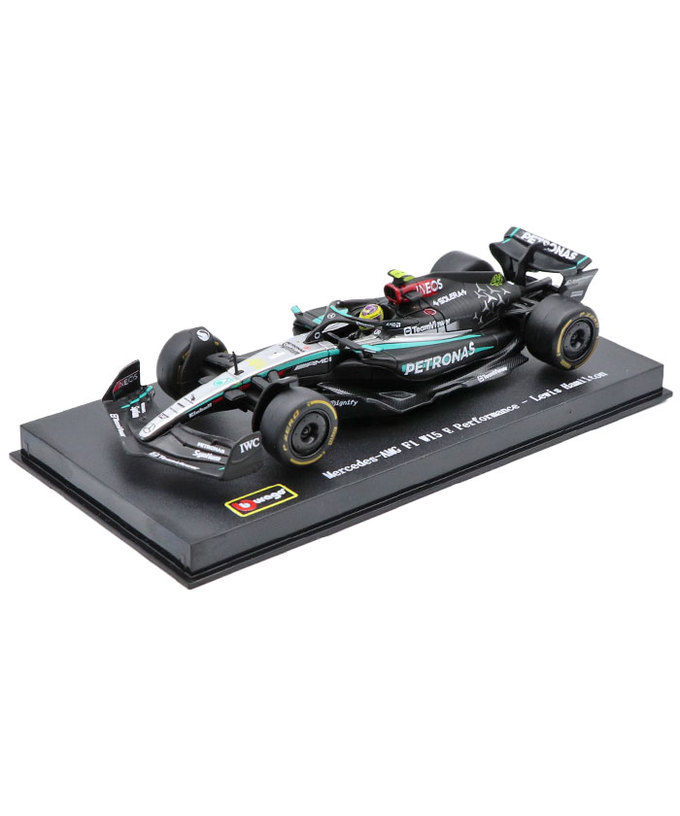 ブラゴ 1/43スケール メルセデス AMG ペトロナス F1 W15 E パフォーマンス ルイス・ハミルトン 2024年（ドライバー付属） /24f1m拡大画像