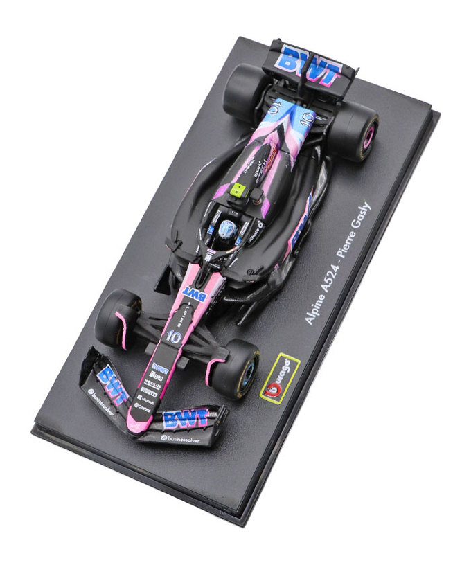 ブラゴ 1/43スケール BWT アルピーヌ F1 チーム  A523 ピエール・ガスリー 2024年（ドライバー付属） /24f1m拡大画像