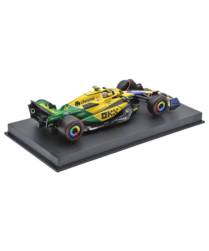 ブラゴ 1/43スケール マクラーレン F1 チーム MCL38 ランド･ノリス 2024年 モナコGP（ドライバー付属）/24f1m拡大画像