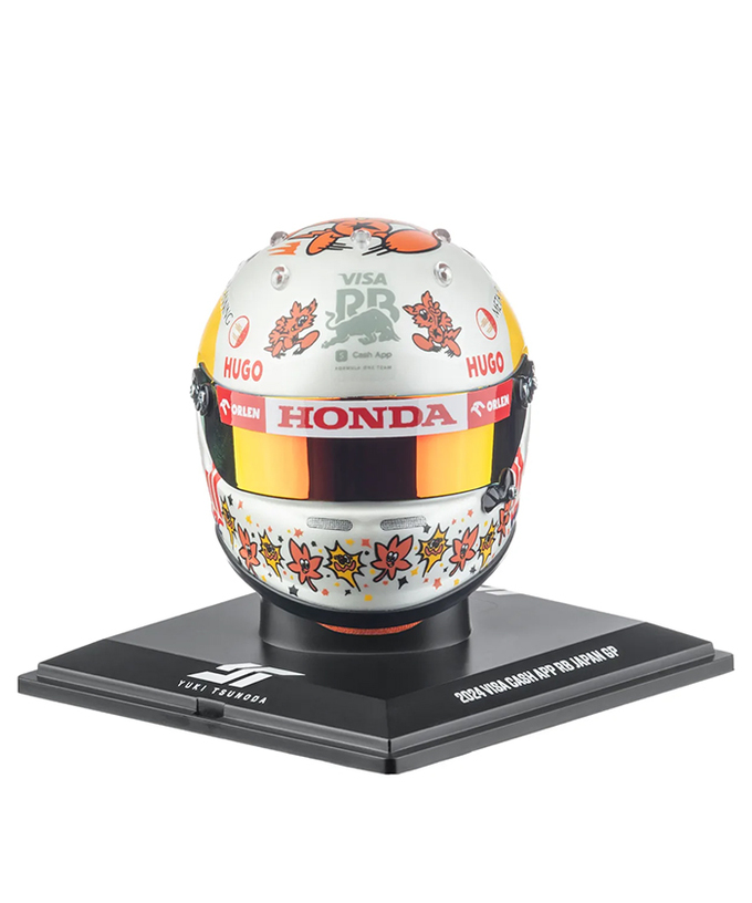 角田裕毅 オフィシャル 別注 1/4スケール 角田裕毅 2024年 日本GP ヘルメット拡大画像