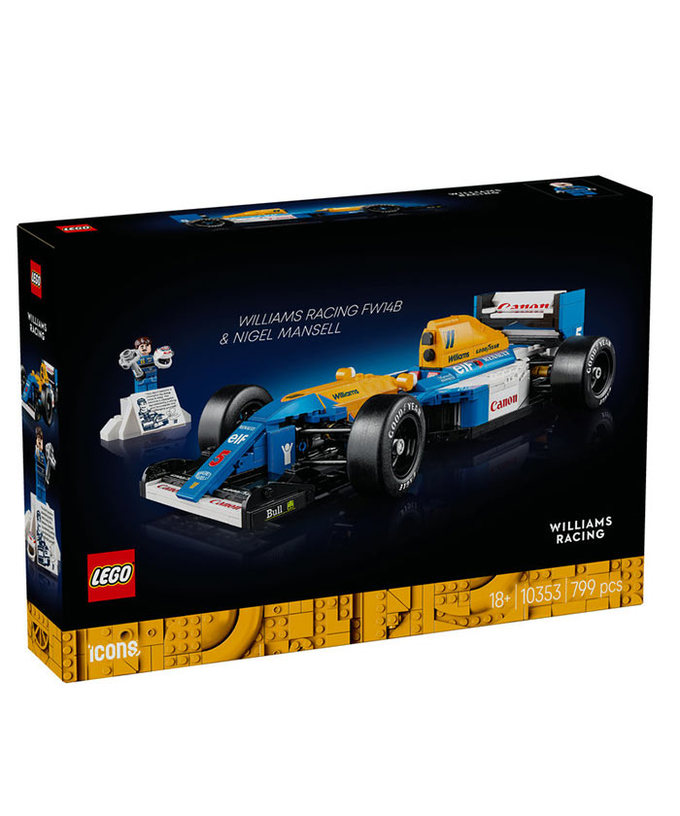 LEGO(レゴ) アイコン ウィリアムズ レーシング FW14B & ナイジェル・マンセル拡大画像