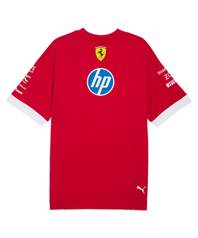 PUMA スクーデリア フェラーリ SF チーム ドライバー オーバーサイズ Tシャツ レッド 2025  /TM-W 拡大画像