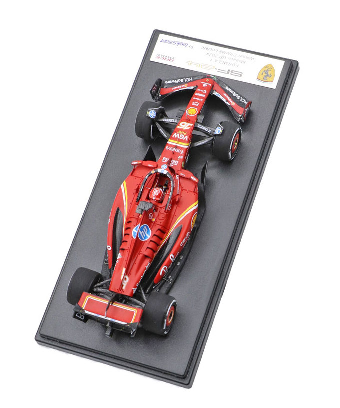 ルックスマート 1/43スケール フェラーリ SF24 シャルル・ルクレール 2024年 モナコGP 優勝 /24f1m拡大画像