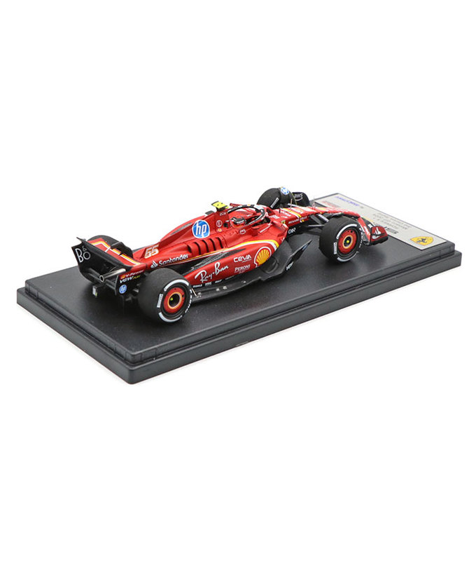 ルックスマート 1/43スケール フェラーリ SF24 カルロス・サインツ 2024年 モナコGP 3位入賞/24f1m拡大画像