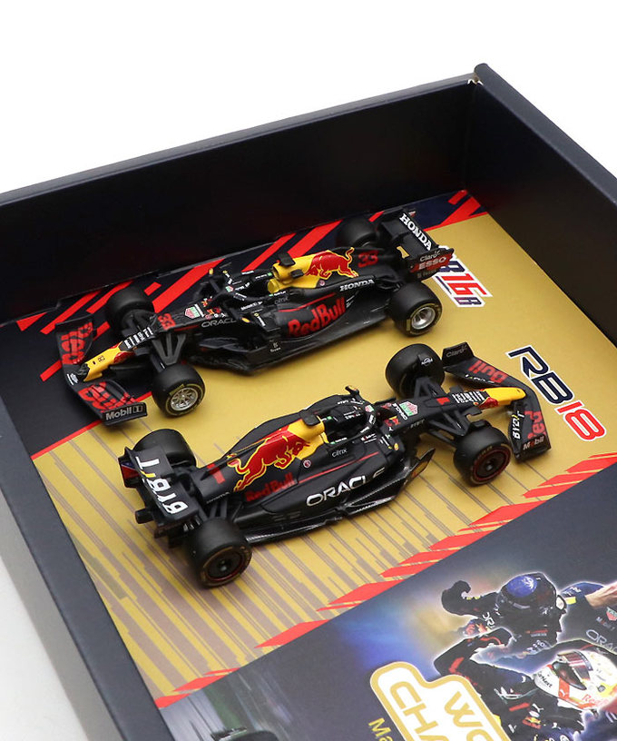 ブラゴ 1/43スケール マックス・フェルスタッペン 4タイム ワールドチャンピオン セット拡大画像