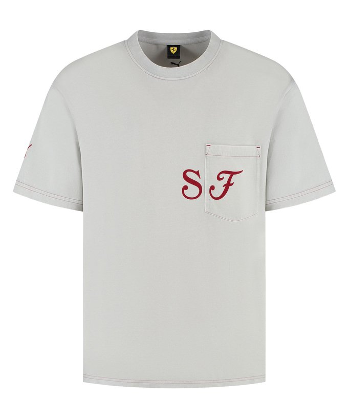 PUMA フェラーリ グラフィック Tシャツ 2025 グレー /FN-W拡大画像