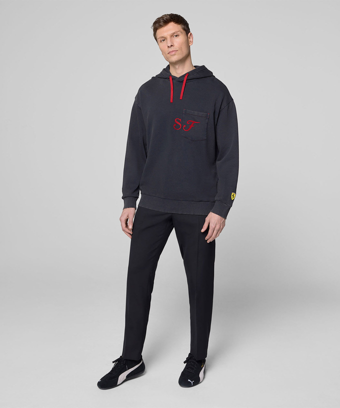 PUMA フェラーリ グラフィック フーディー 2025 ブラック /FN-W拡大画像