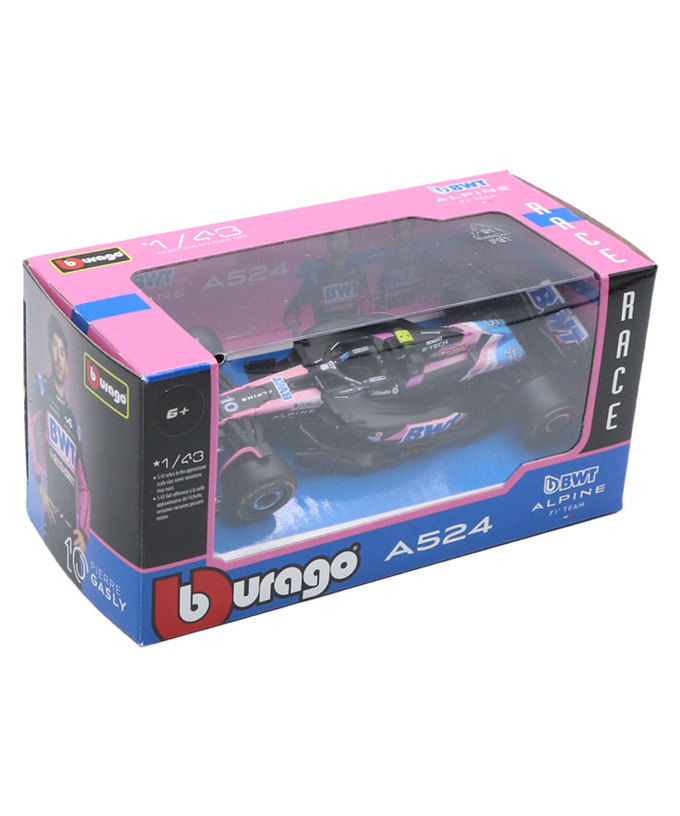 ブラゴ 1/43スケール BWT アルピーヌ F1 チーム  A524 ピエール・ガスリー 2024年 /24f1m拡大画像