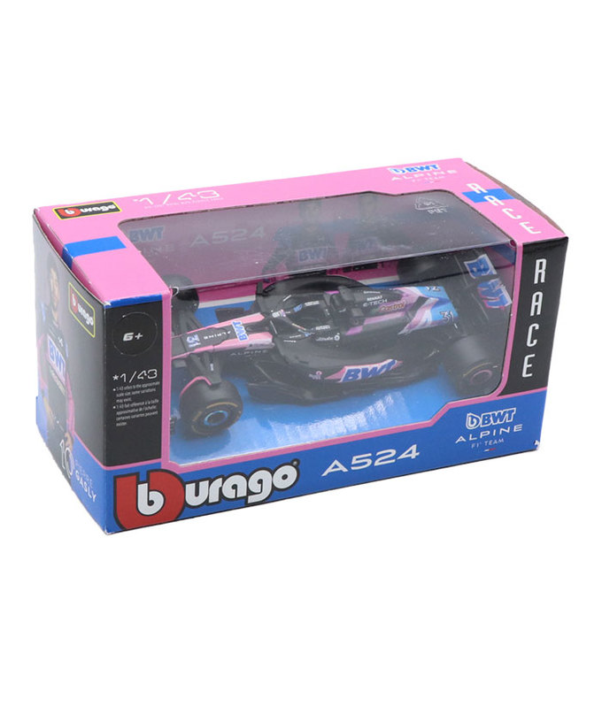 ブラゴ 1/43スケール BWT アルピーヌ F1 チーム  A524 エステバン・オコン 2024年 /24f1m拡大画像