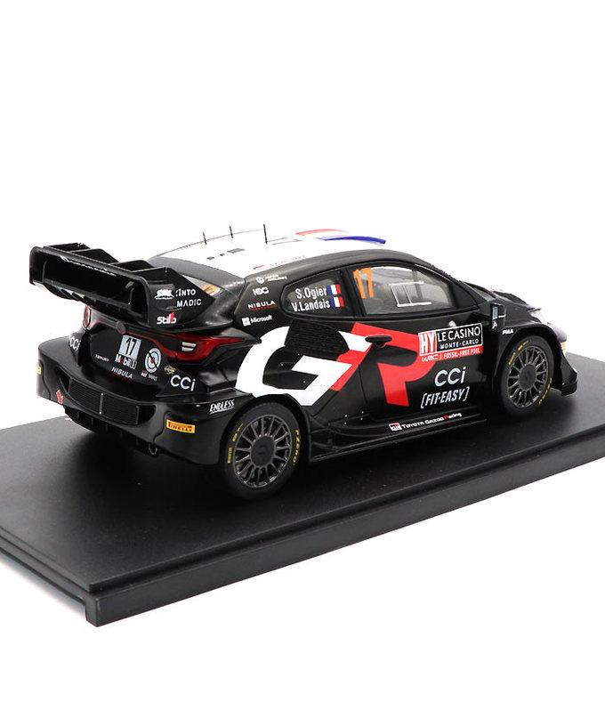 TGR別注 1/18スケール トヨタ GR ヤリス ラリー1 ハイブリッド TOYOTA GAZOO Racing WRT 17号車 セバスチャン・オジエ / ヴァンサン・ロンデ 2024年 WRC モンテカルロ ラリー  /TGR_WRC拡大画像
