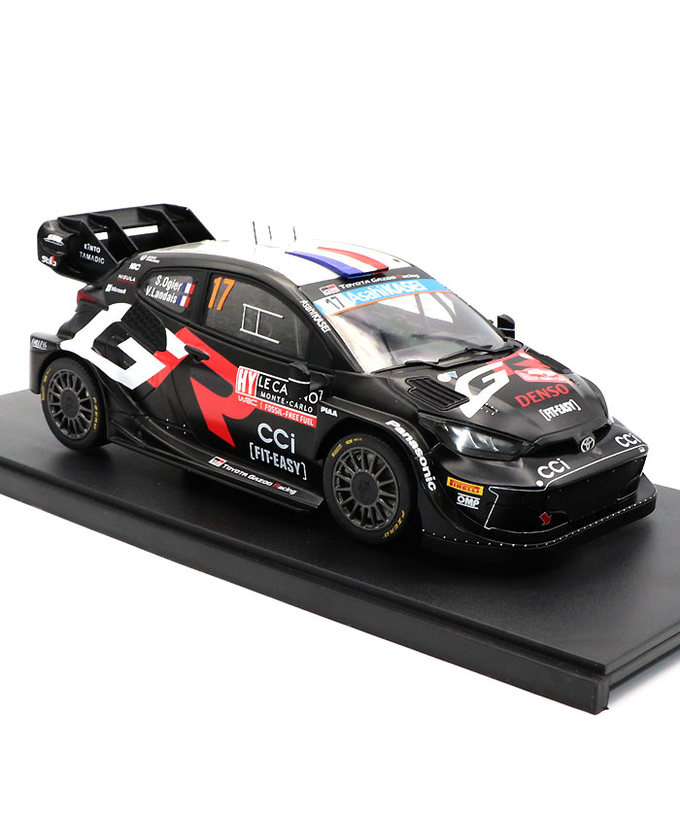 TGR別注 1/18スケール トヨタ GR ヤリス ラリー1 ハイブリッド TOYOTA GAZOO Racing WRT 17号車 セバスチャン・オジエ / ヴァンサン・ロンデ 2024年 WRC モンテカルロ ラリー  /TGR_WRC拡大画像