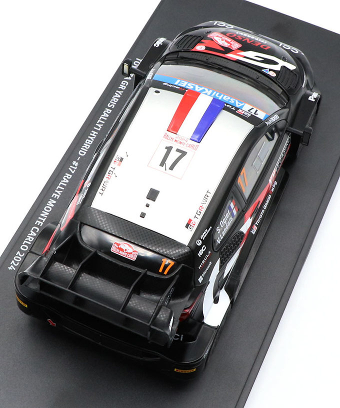 TGR別注 1/18スケール トヨタ GR ヤリス ラリー1 ハイブリッド TOYOTA GAZOO Racing WRT 17号車 セバスチャン・オジエ / ヴァンサン・ロンデ 2024年 WRC モンテカルロ ラリー  /TGR_WRC拡大画像
