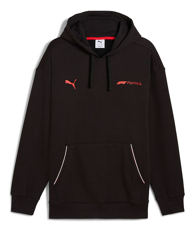 PUMA FORMULA1 エッセンシャル グラフィック フーディー ブラック 2025拡大画像