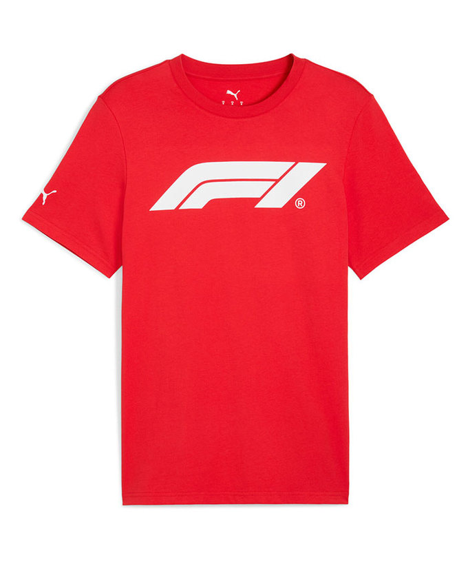 PUMA FORMULA 1 ロゴ Tシャツ レッド 2025拡大画像