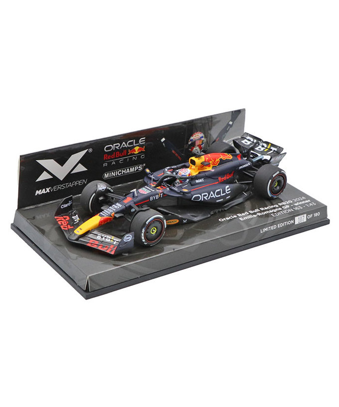 フェルスタッペン別注 ミニチャンプス 1/43スケール オラクル レッドブル レーシング ホンダ RB20 マックス・フェルスタッペン 2024年 スペインGP 優勝 /ARB/24f1m拡大画像