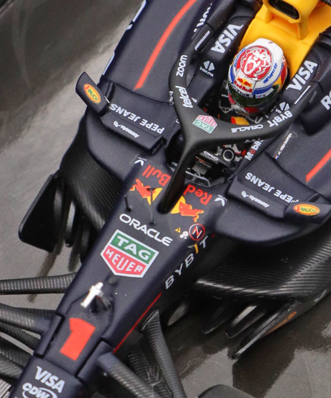 フェルスタッペン別注 ミニチャンプス 1/43スケール オラクル レッドブル レーシング ホンダ RB20 マックス・フェルスタッペン 2024年 スペインGP 優勝 /ARB/24f1m拡大画像