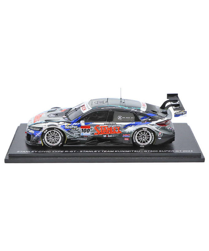 スパーク 1/43スケール スタンレー シビック TYPE R-GT No.100 TEAM KUNIMITSU GT500 スーパーGT 2024年 山本尚貴 / 牧野任祐拡大画像