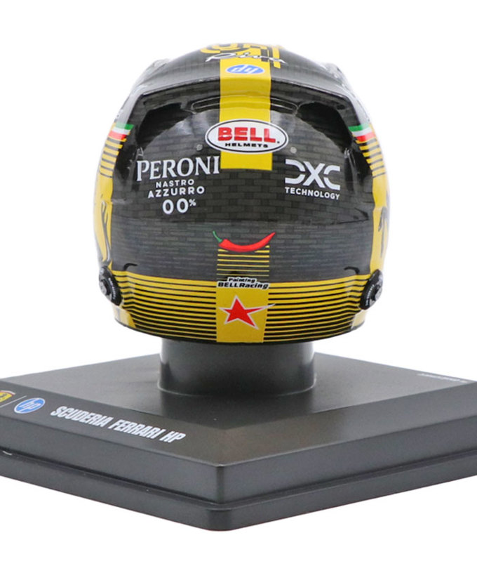 ルックスマート 1/5スケール カルロス・サインツ フェラーリ 2024年 イタリアGP ヘルメット拡大画像