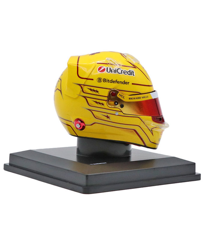 ルックスマート 1/5スケール ルイス・ハミルトン フェラーリ 2025年 ヘルメット拡大画像