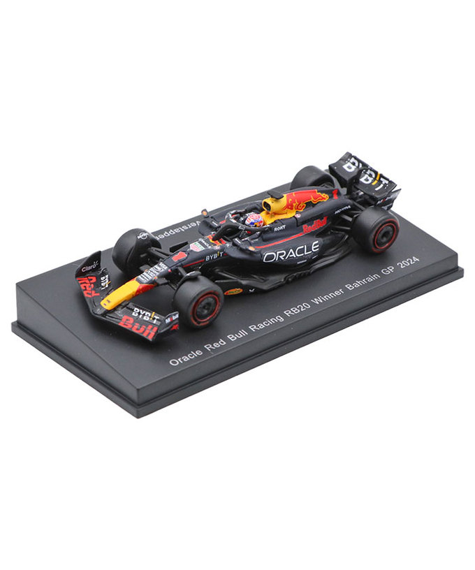 スパーク 1/64スケール オラクル レッドブル レーシング ホンダ RB20 マックス・フェルスタッペン 2024年 バーレーンGP 優勝 拡大画像