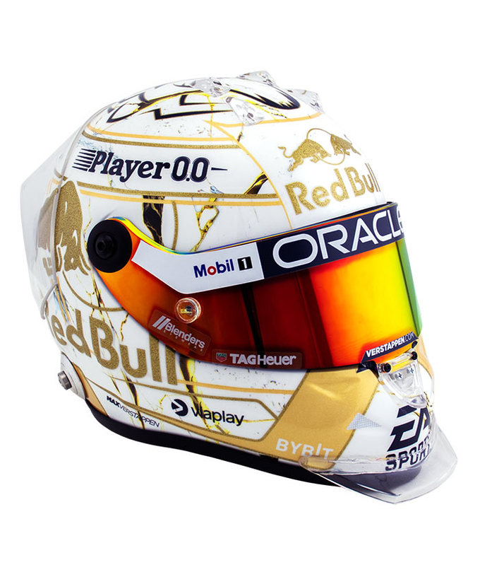 フェルスタッペン別注 シューベルト 1/2スケール マックス・フェルスタッペン 2024年 ワールドチャンピオン記念 レッドブル レーシング チーム ヘルメット /ARB拡大画像