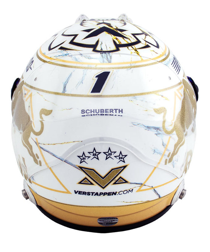 フェルスタッペン別注 シューベルト 1/2スケール マックス・フェルスタッペン 2024年 ワールドチャンピオン記念 レッドブル レーシング チーム ヘルメット /ARB拡大画像