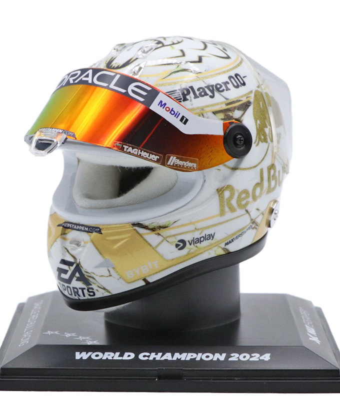 フェルスタッペン別注 シューベルト 1/4スケール マックス・フェルスタッペン 2024年 ワールドチャンピオン記念 レッドブル レーシング チーム ヘルメット /ARB拡大画像