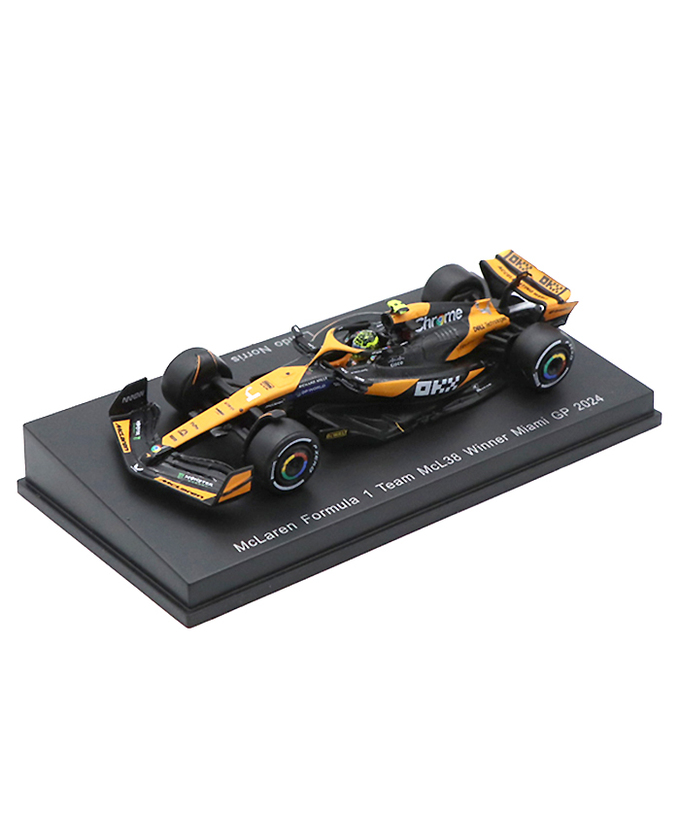スパーク 1/64スケール マクラーレン F1チーム MCL38 ランド・ノリス 2024年 マイアミGP F1初優勝 /spk拡大画像