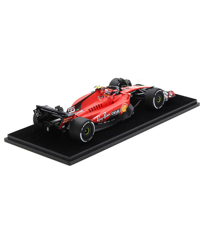 ルックスマート 1/18スケール フェラーリ SF23 カルロス・サインツ 2023年 シンガポールGP 優勝 /23f1m拡大画像