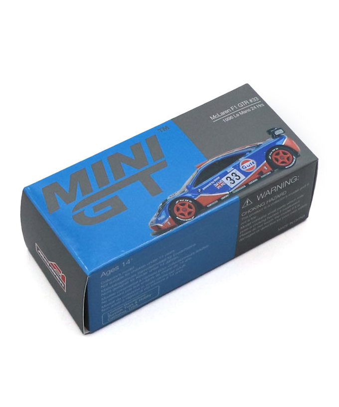 MINIGT 1/64スケール マクラーレン F1 GTR #33 1996年 ルマン24時間レース拡大画像