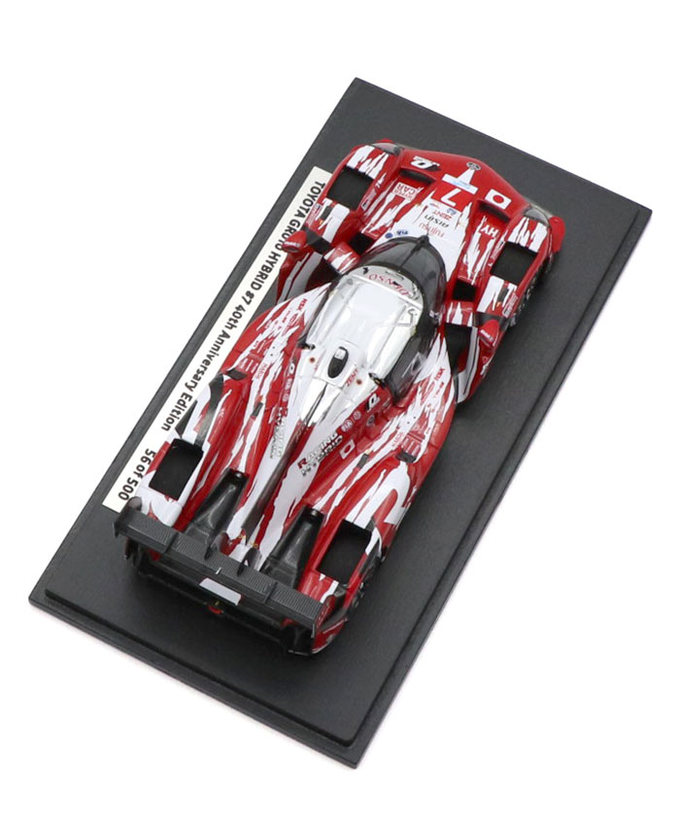 TGR別注 スパーク 1/43スケール TOYOTA GAZOO Racing GR010 ハイブリッド 7号車 コンウェイ/小林可夢偉/デフリース 40周年アニバーサリーエディション /TGR_WEC拡大画像