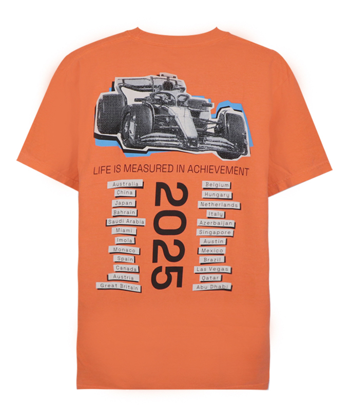 マクラーレン F1 チーム 2025 ツアー Tシャツ拡大画像