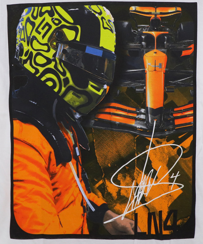 マクラーレン F1 チーム ランド・ノリス グラフィック Tシャツ拡大画像