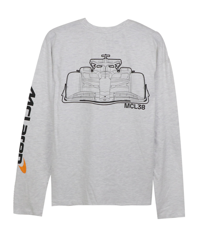 マクラーレン F1 チーム マシン ロングスリーブ Tシャツ拡大画像