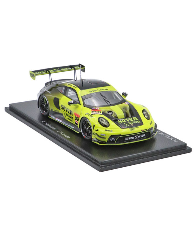 スパーク 1/43スケール seven×seven PORSCHE GT3R seven×seven Racing NO.666 藤波清斗 / 近藤翼 スーパーGT 2025年 GT300 拡大画像